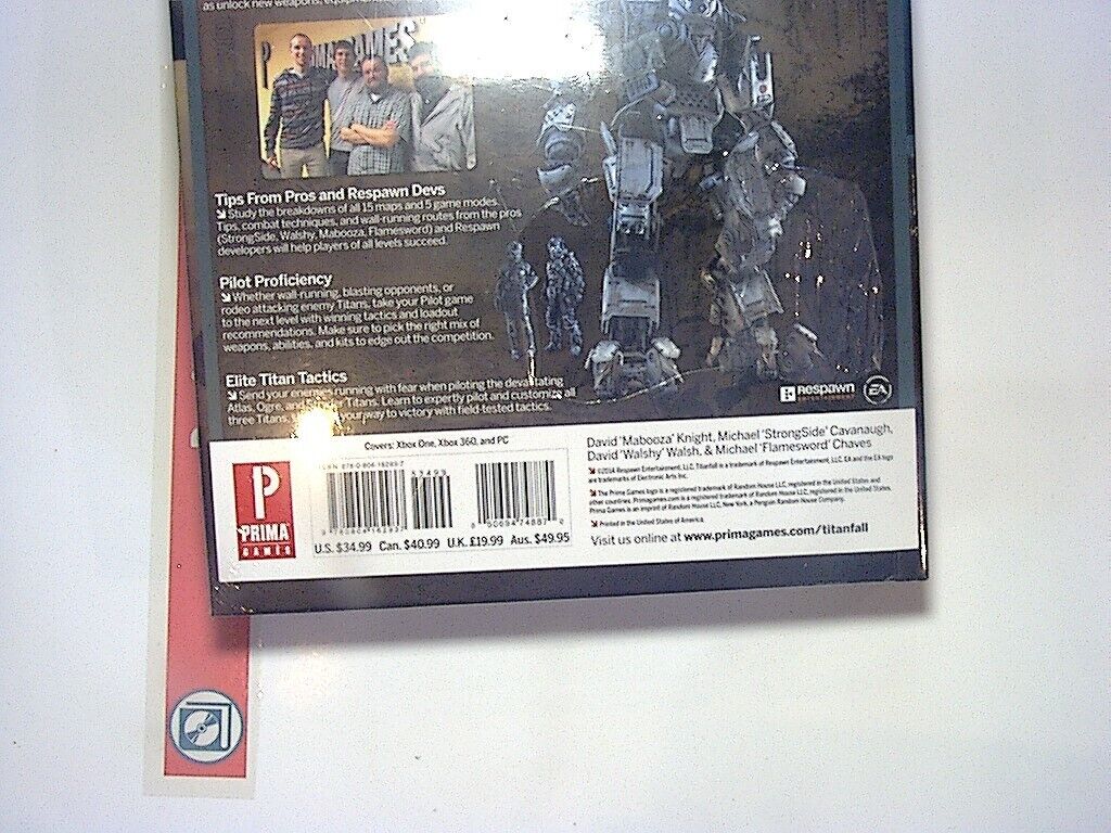 Prima Titanfall Limited Edition Official Game Guide Factory Sealed New