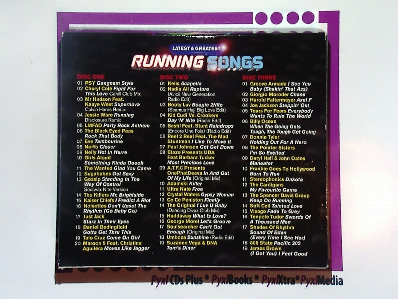 Various Latest & Greatest Running Songs 3CD Mint