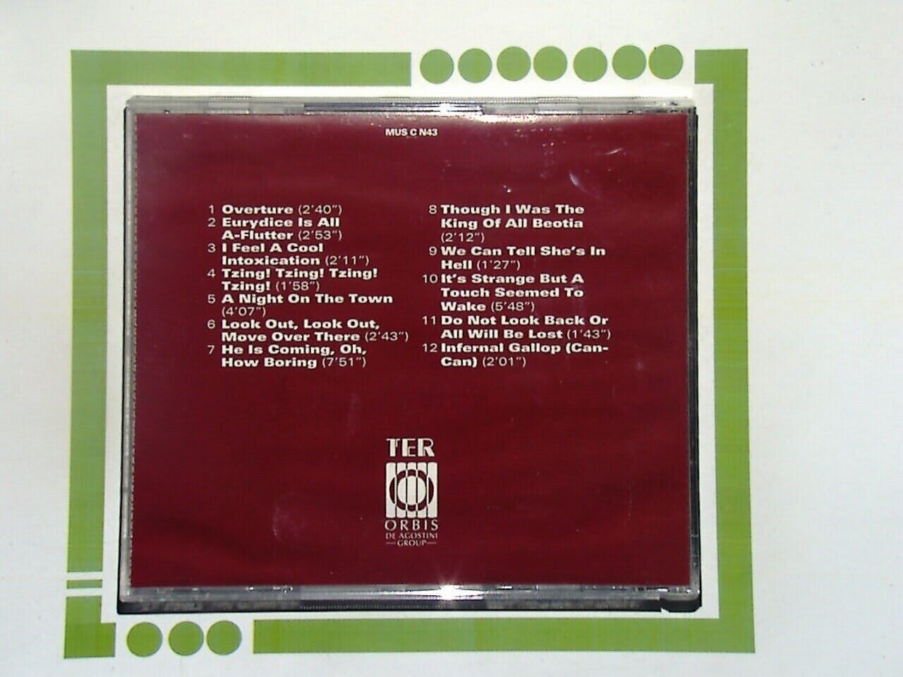 The Musicals Collection #43 Orpheus In The Underworld English National CD Mint