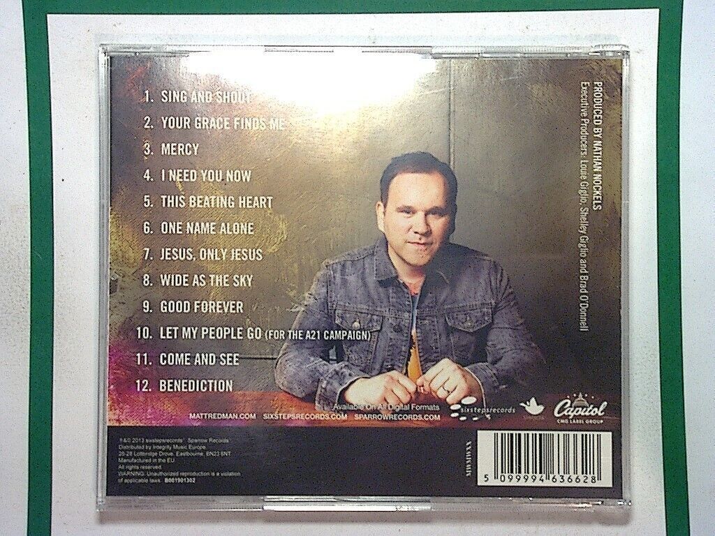 Matt Redman YOUR GRACE FINDS ME (LIVE) CD Mint