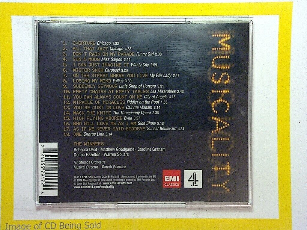 Various Artists Musicality: the Winners' Album CD VGC