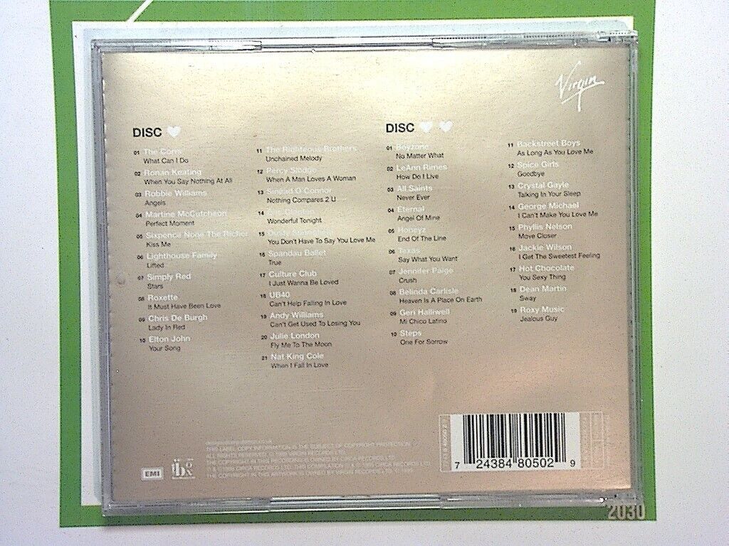 Various Artists	The Best Lovesongs ...Ever 2CD Nr Mint