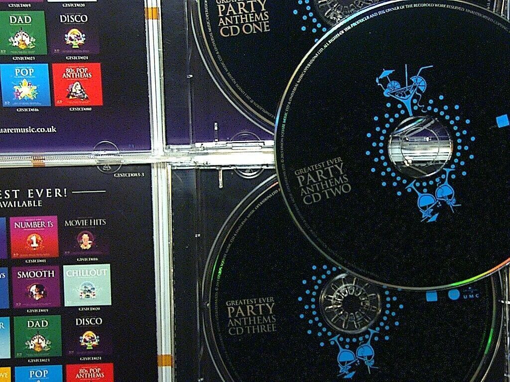 Various Artists Greatest Ever Party Anthems 3CD Box Set Mint