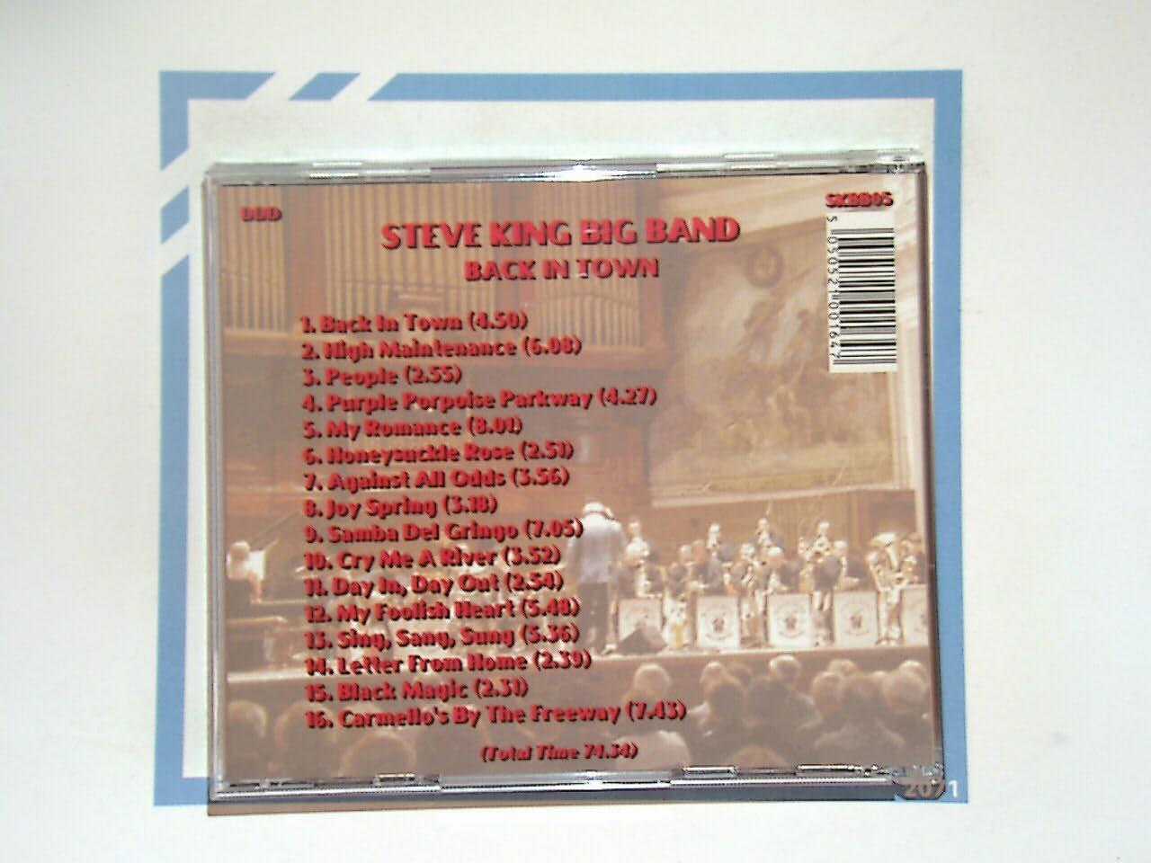 The Steve King Big band Back In Town Cd Mint