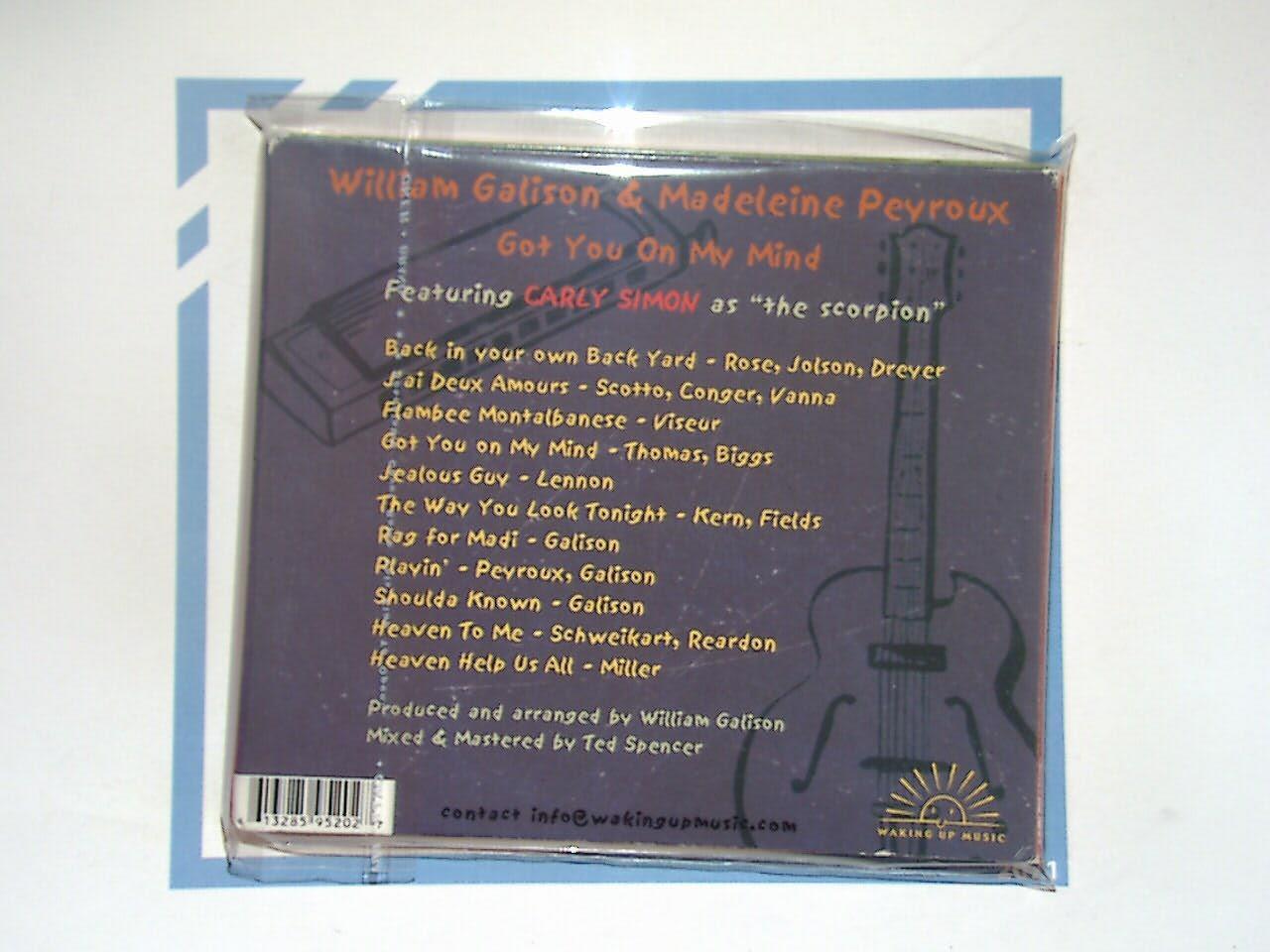 William Galison & Madeleine Peyroux Got You on My Mind CD Mint