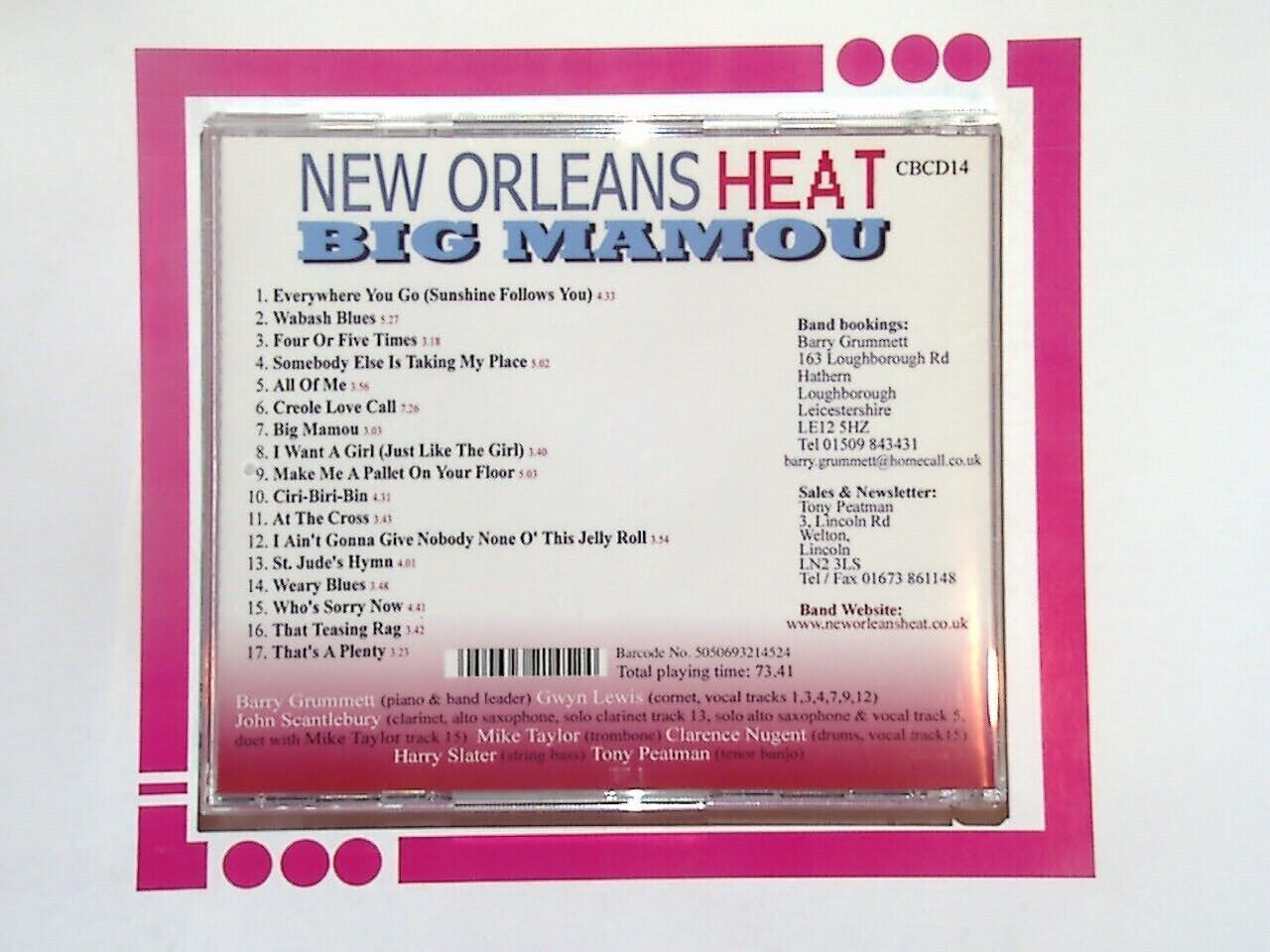 New Orleans Heat Big Mamou CD Mint