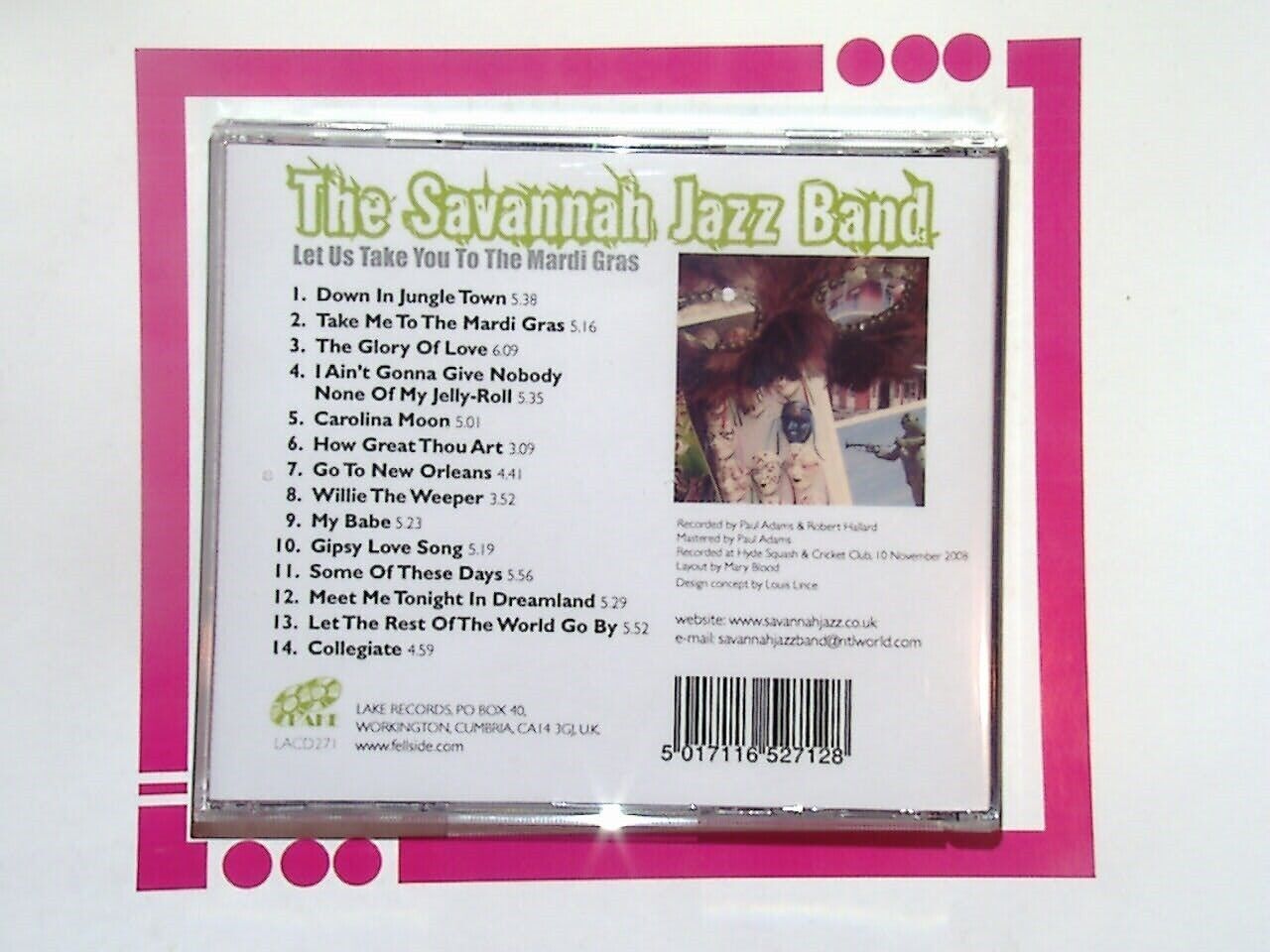 The Savannah Jazz Band Let Us Take You to the Mardi Gras CD Mint