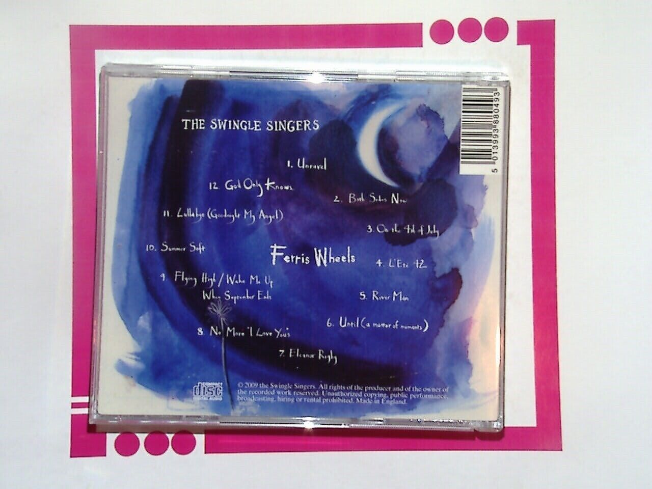 The Swingle Singers Ferris Wheels CD Mint