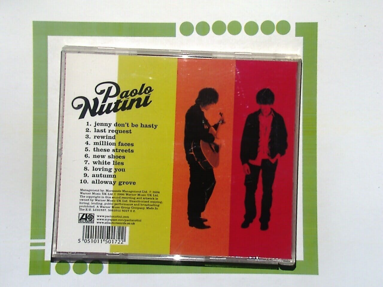 Paolo Nutini These Streets CD VGC