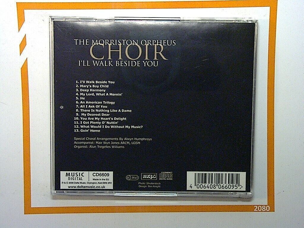 Morriston Choir I'll Walk Beside You CD Mint