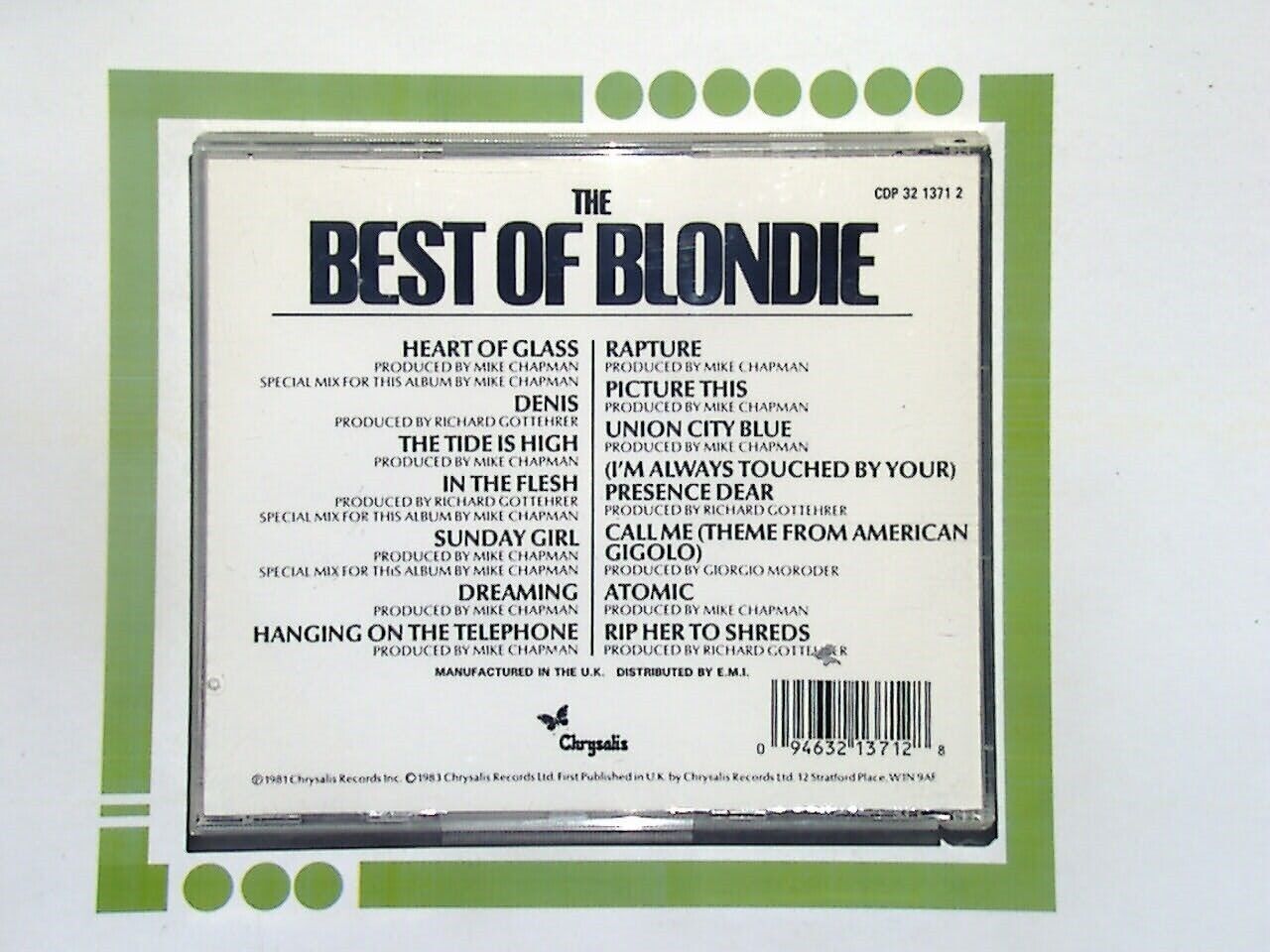 The Best of Blondie CD VGC