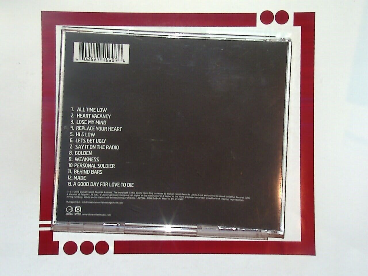 The Wanted CD Mint
