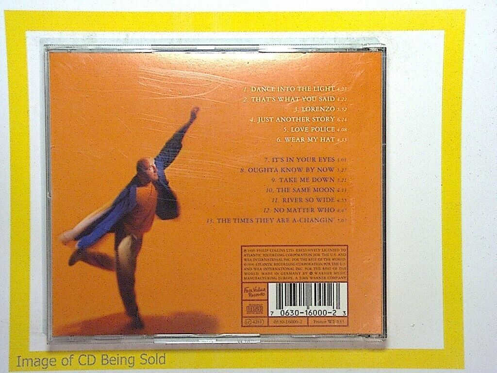 Phil Collins Dance Into the Light CD Mint