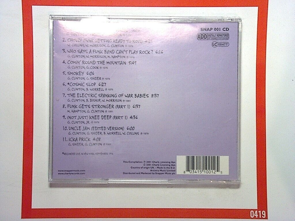 The Best Of Funkadelic 1976-1981 CD VGC