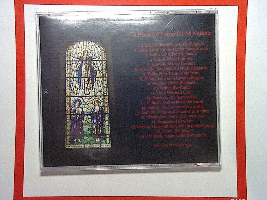 Somerville College Chapel Choir - A House Of Prayer For All Nations CD Mint