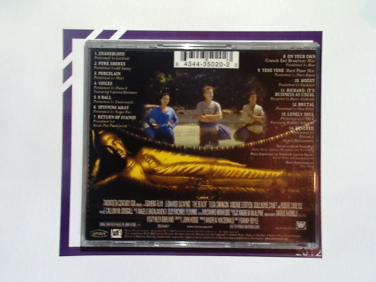 The Beach Original Soundtrack CD Mint