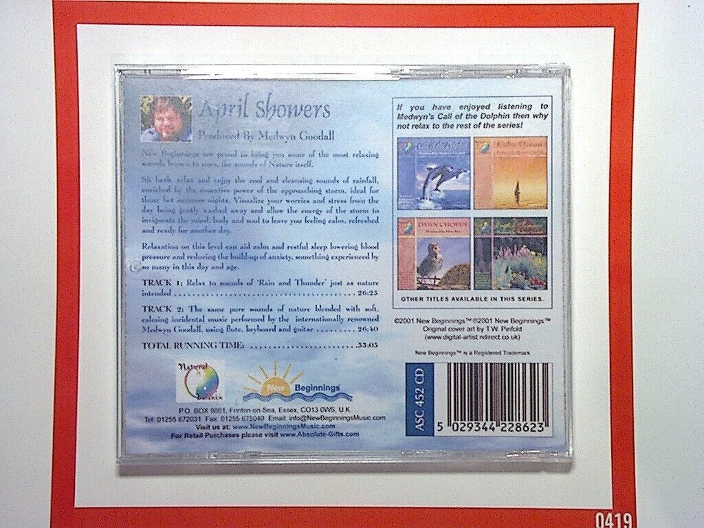 Medwyn Goodall - April Showers CD Mint