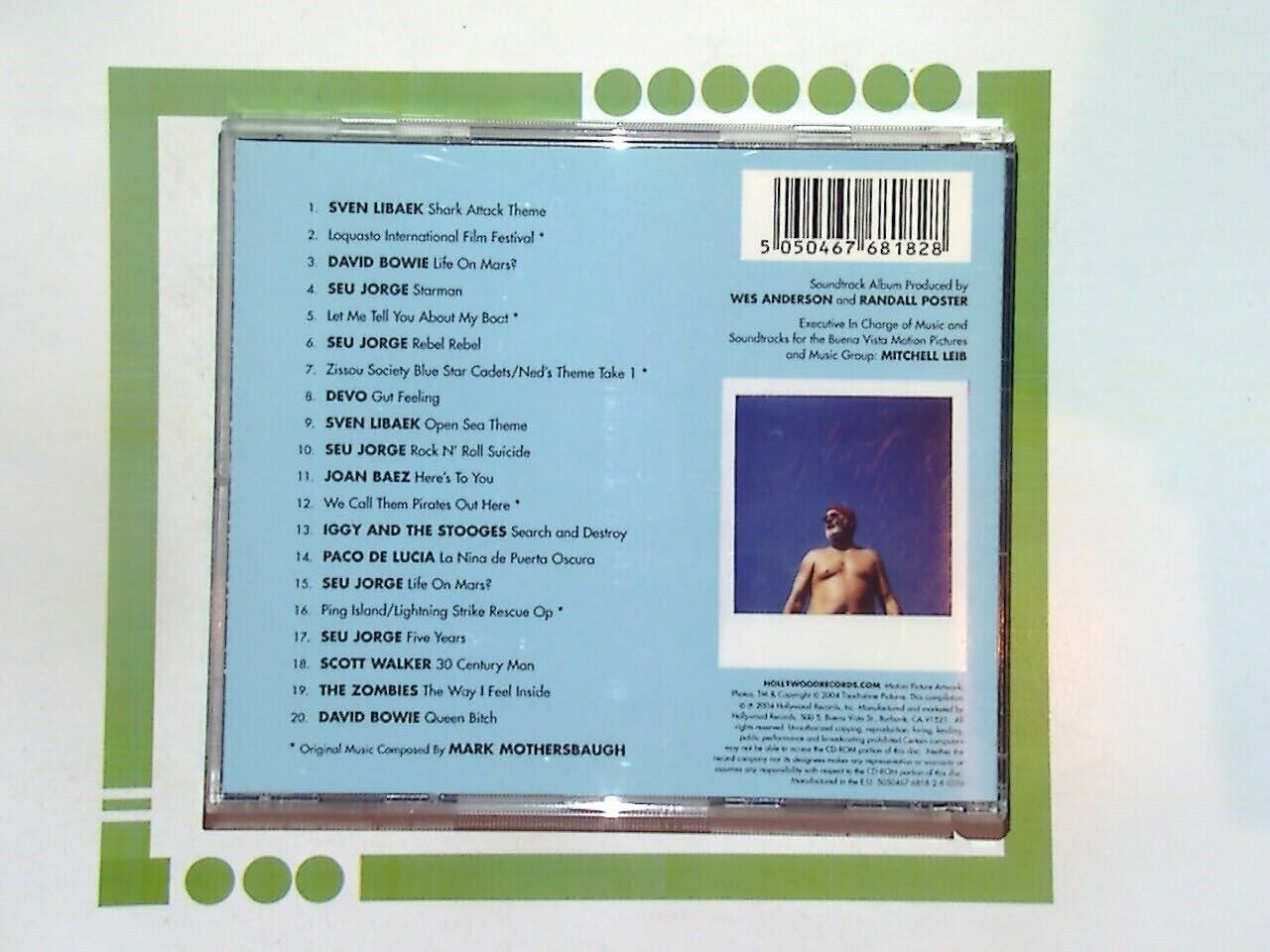 The Life Aquatic With Steve Zissou Original Soundtrack CD Mint