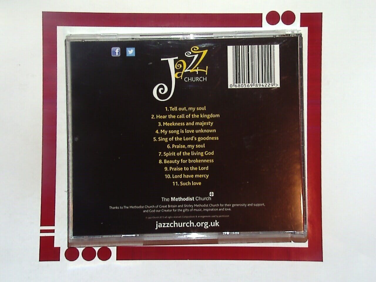 The Methodist Church Jazz Church New Standards CD VGC