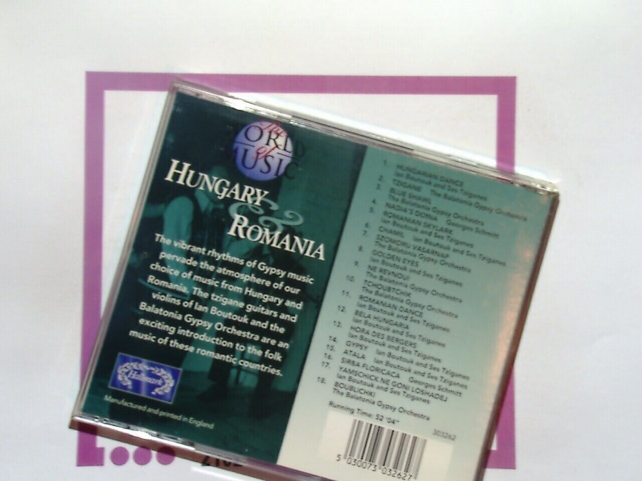 World of Music Hungary & Romania CD VGC