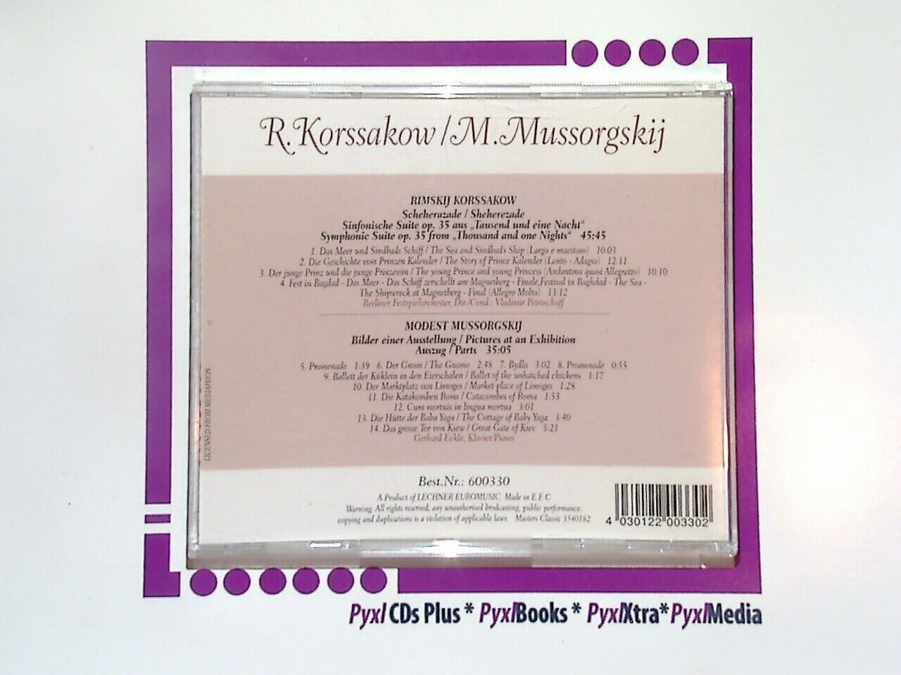Rimskij Korssakow - Scheherazade Modest Mussorgskij - Bilder einer CD Mint Rare