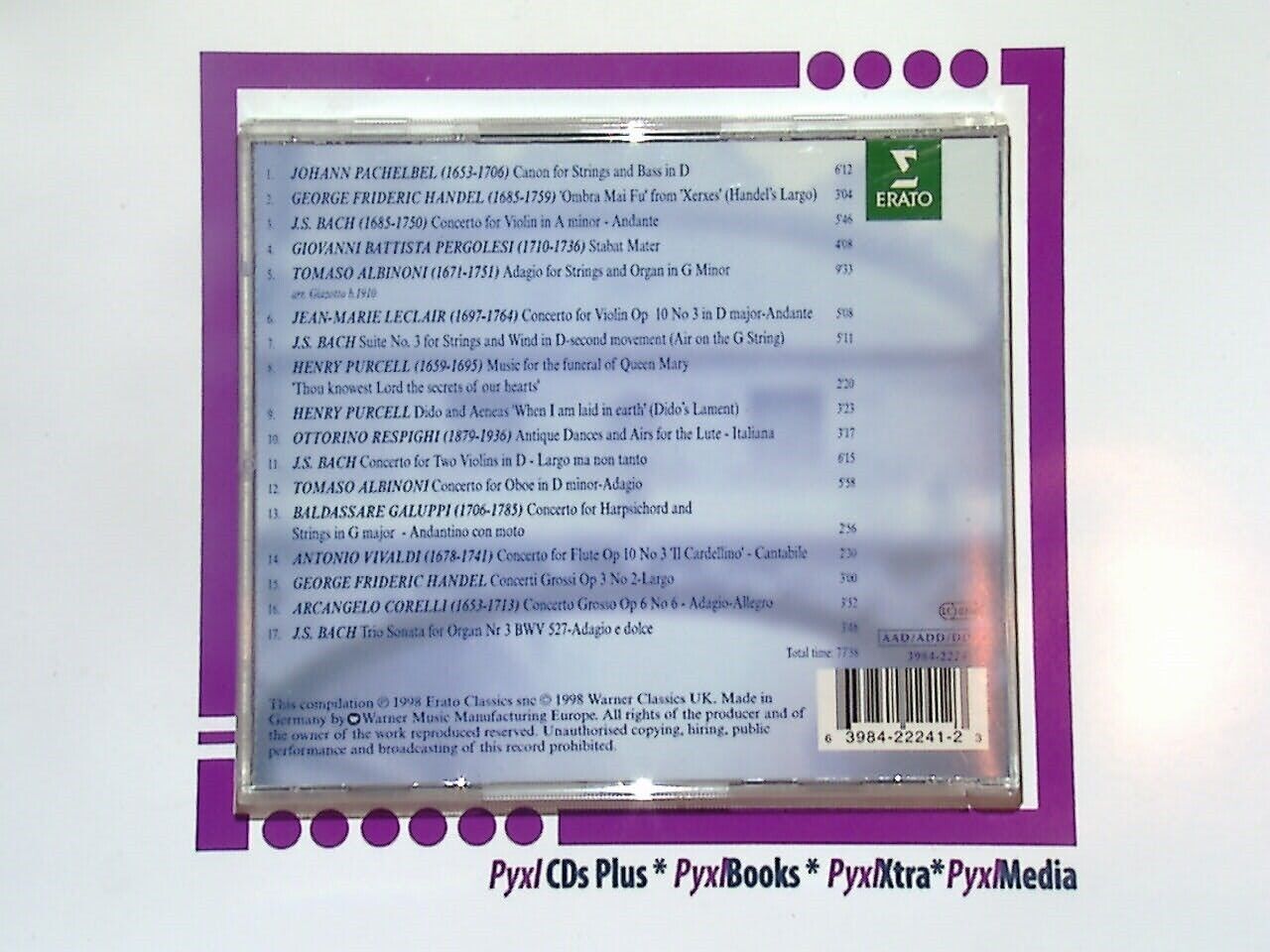 Various - Tranquillity Of Baroque CD Mint