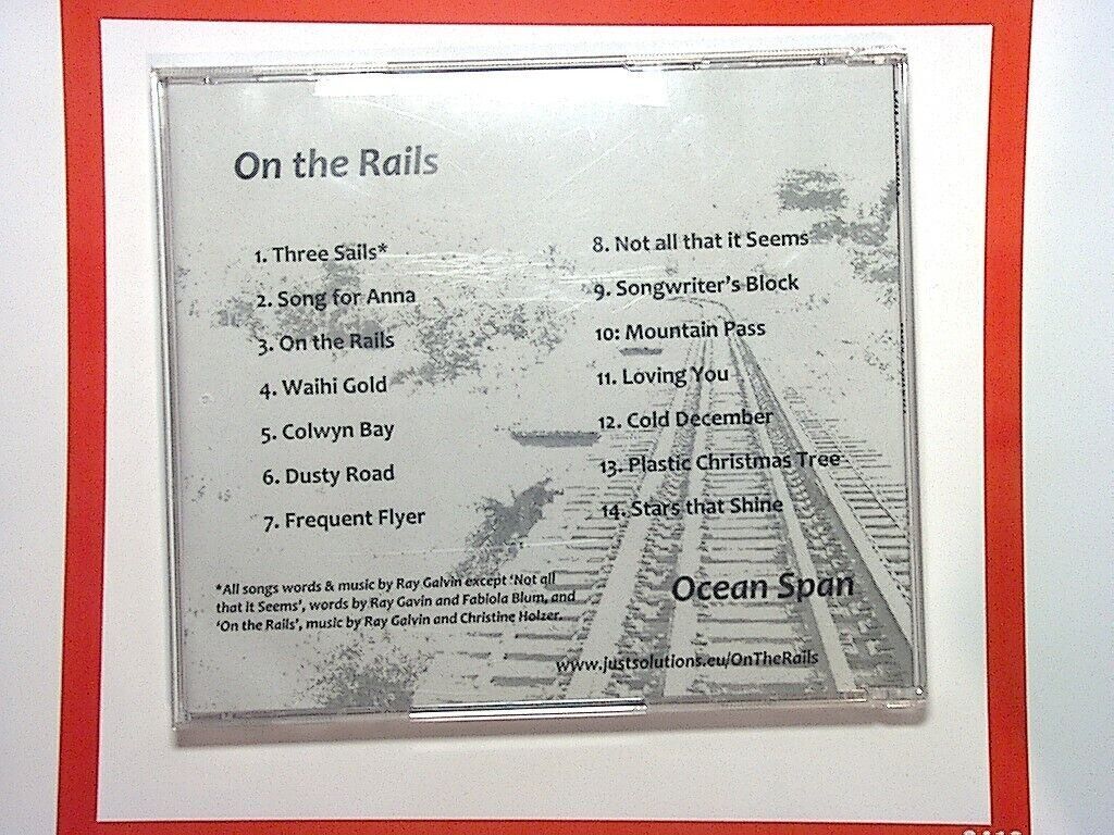 Ray Galvin - Ocean Spray On Then Rails CD Mint
