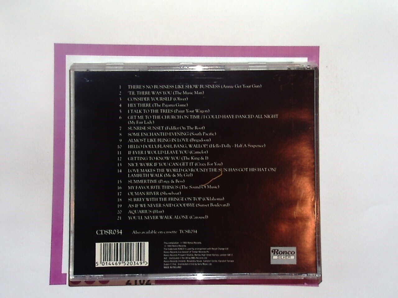 Paul Roberts Wurlitzer Showtime CD Nr Mint