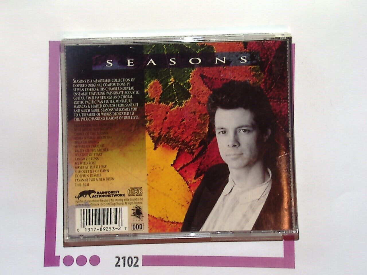 Stevan Pasero Seasons CD VGC