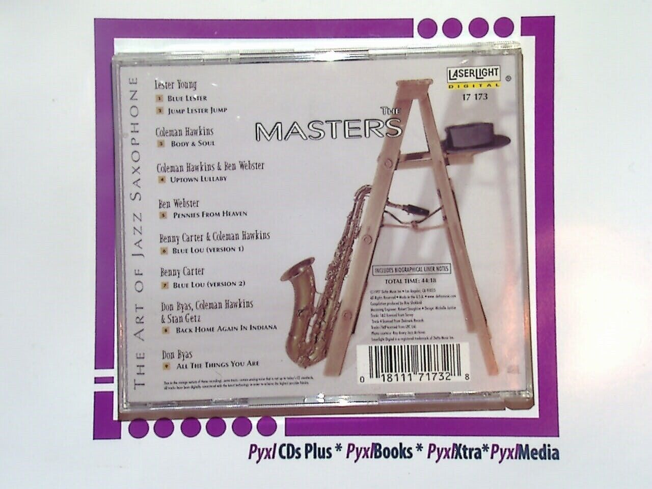 Various - Art of Jazz Saxophone: The Masters CD Mint