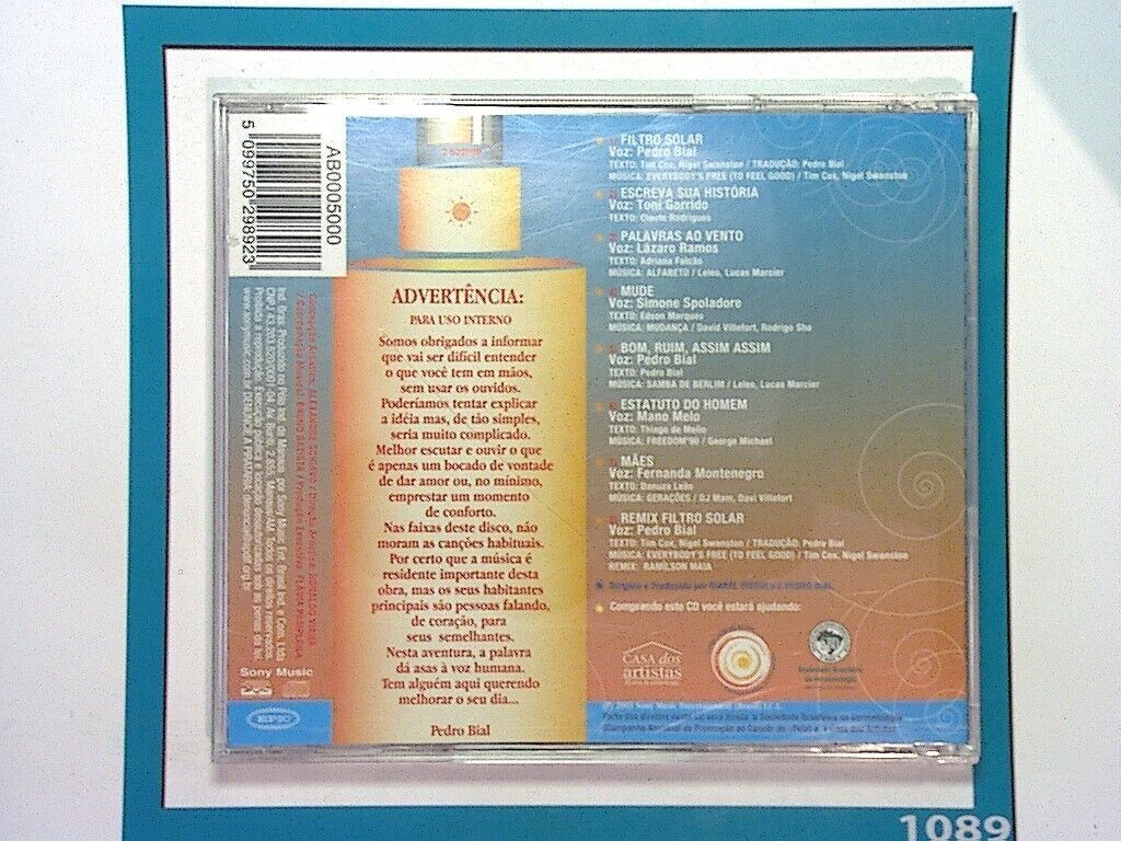 Various Artists Filtro Solar CD Nr Mint (Gift Option)*