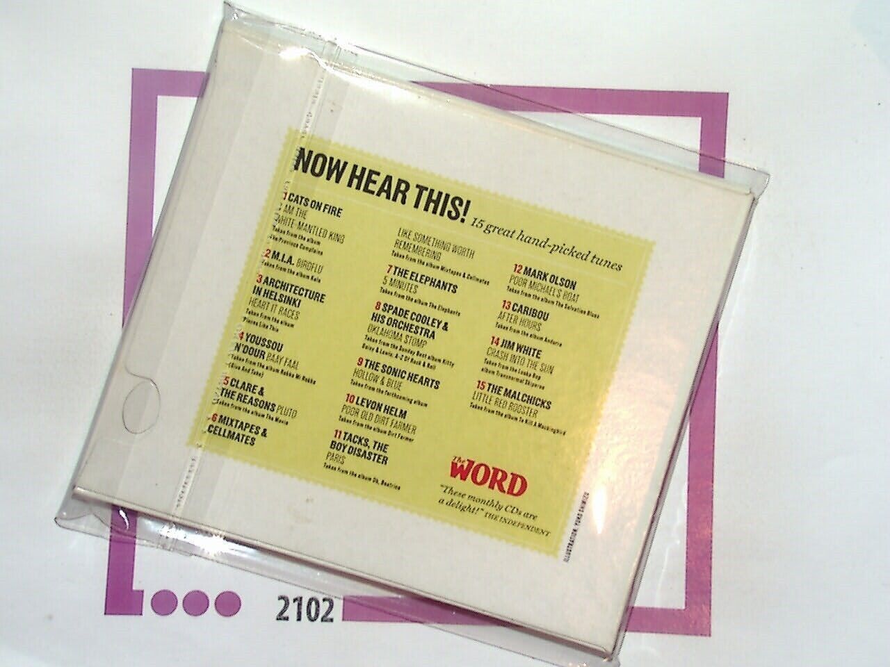 WORD Now Hear This December 2007 CD Mint