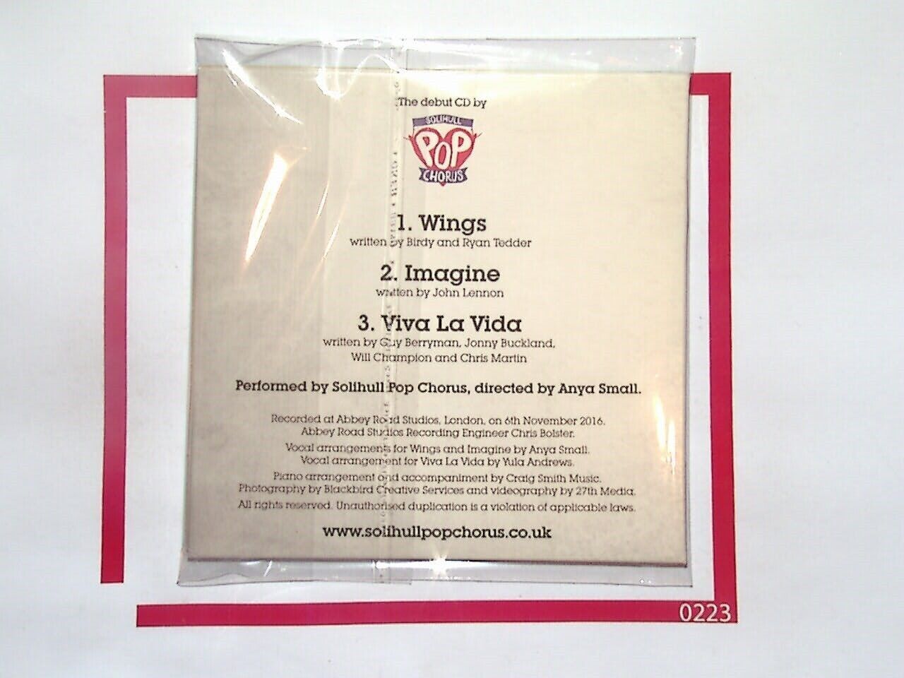 Solihull Pop Chorus If These Wings Could Fly CD Nr Mint