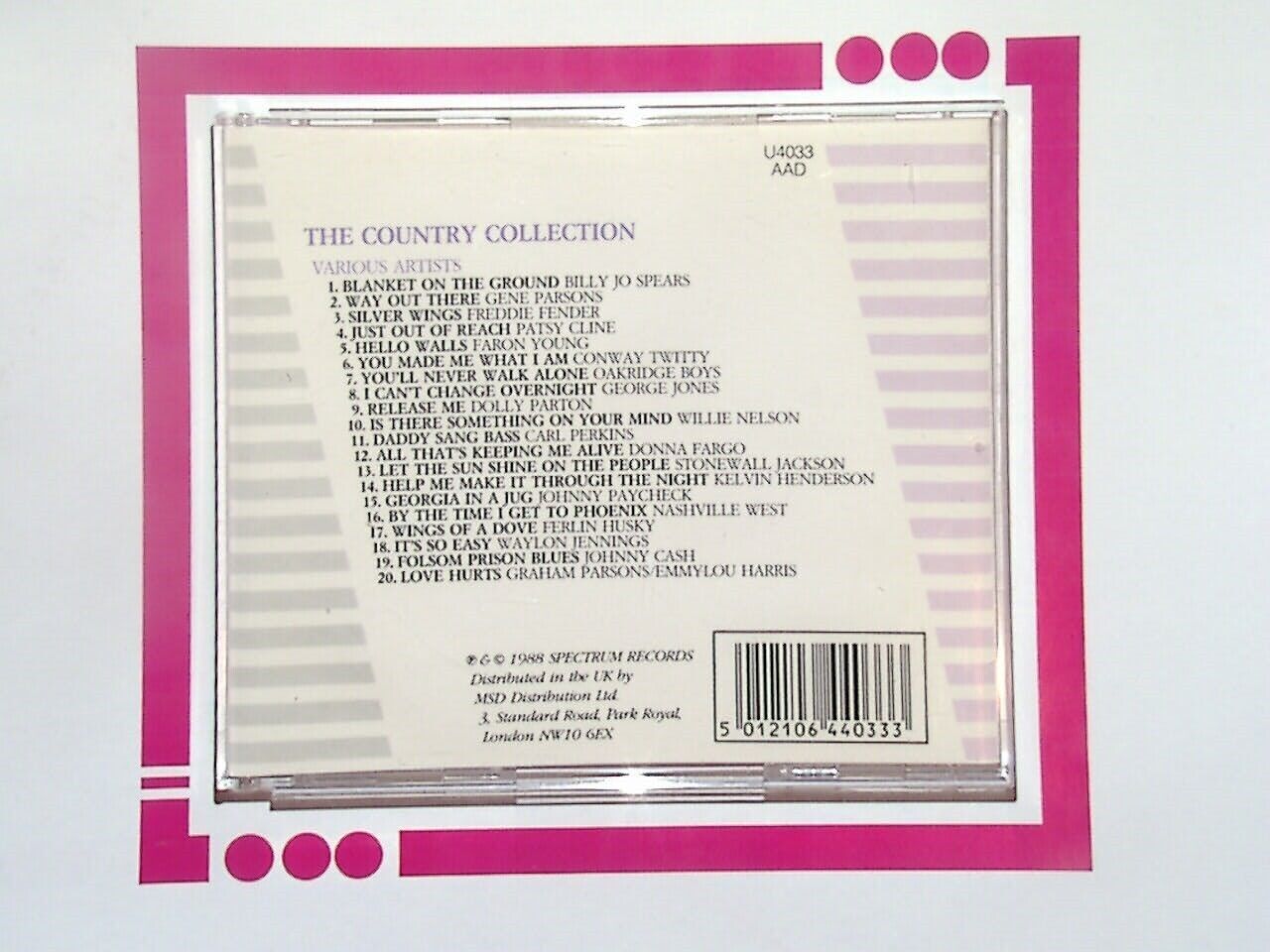 Spectrum The Country Collecton CD Nr Mint