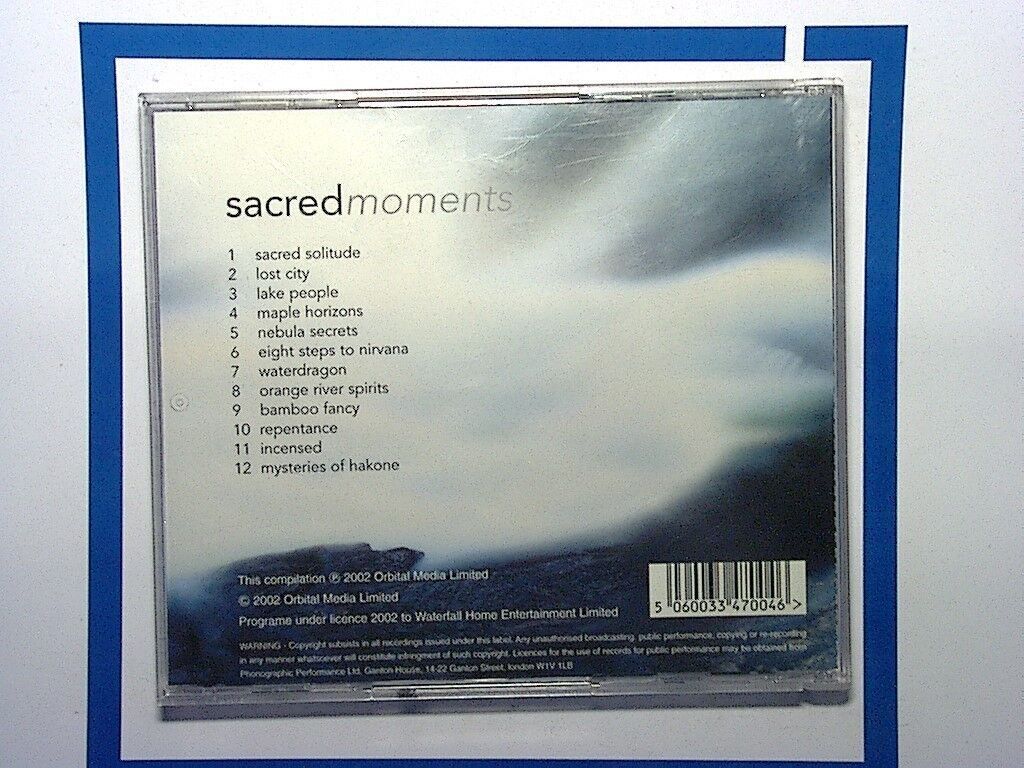 Sounds Of Nature Series Sacred Moments Cd mint