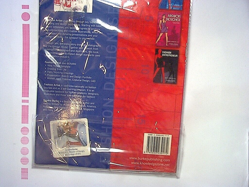 Sandra Burke - Fashion Artist - Drawing Techniques To Portfolio PB Nr Mint