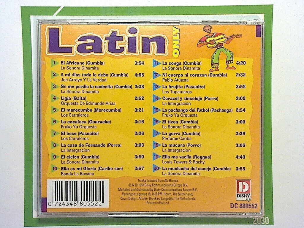 Various Artists Latin Only CD Mint