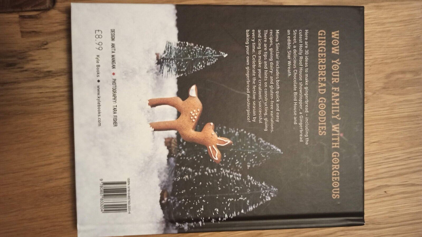 Mima Sinclair Gingerbread Wonderland: 30 Magical Houses, Biscuits Hardcover New