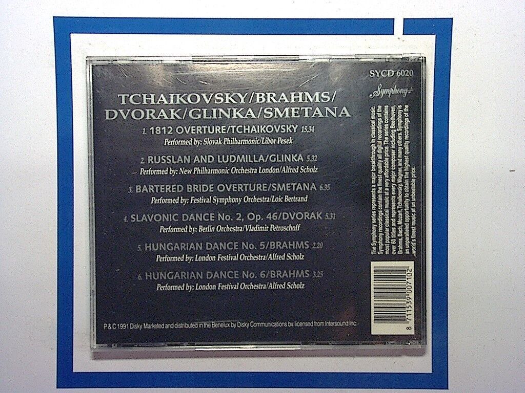 Tchaikovsky/Brahms/Dvorak/Glinka/Smetana SYCD 6020 Mint