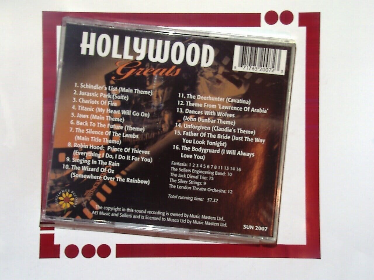 Various - Hollywood Greats Theme Tunes CD Nr Mint