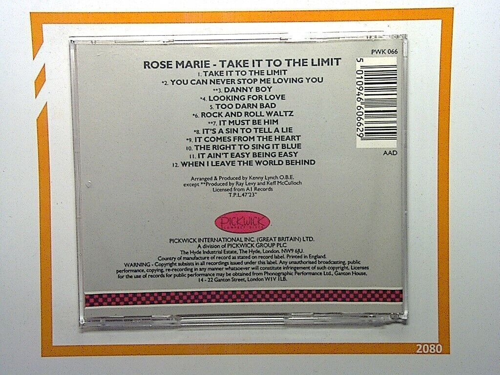 Rose Marie take it to the limit CD