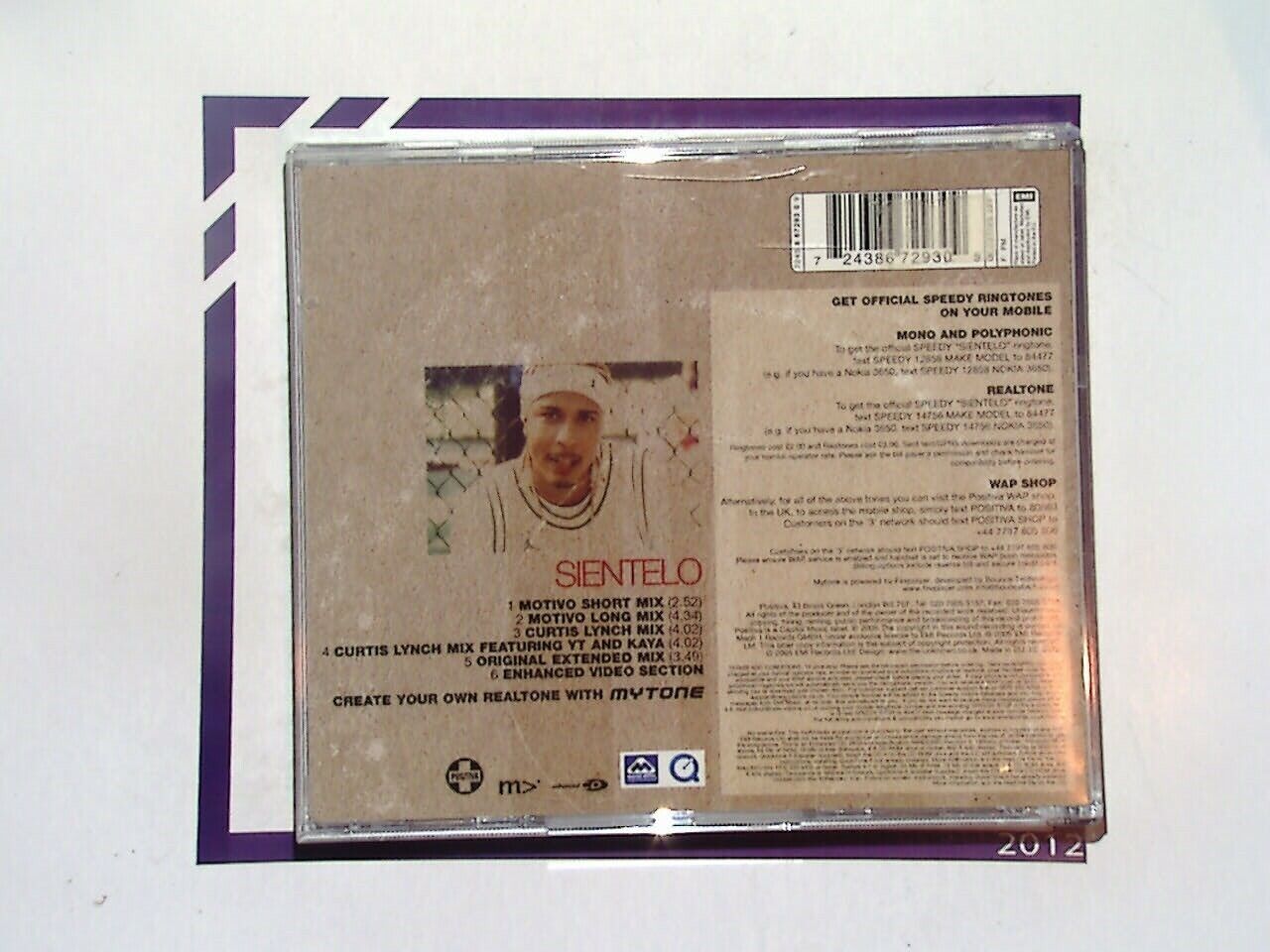 Speedy Feat. Lumidee Sientelo CD Mint