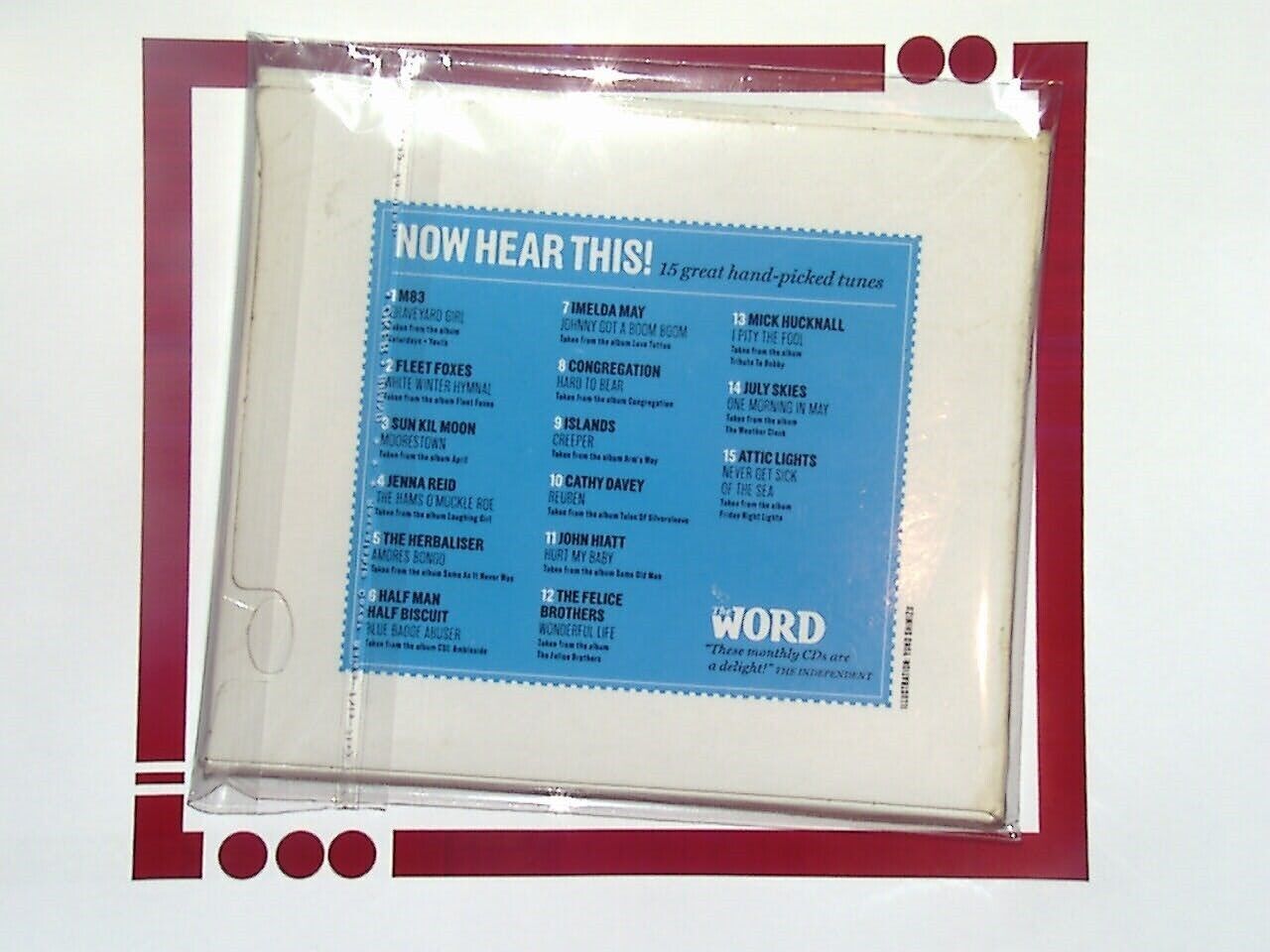 WORD Now Hear This July 2008 CD VGC