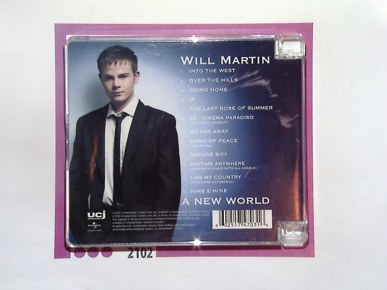 Will Martin A New World CD mint