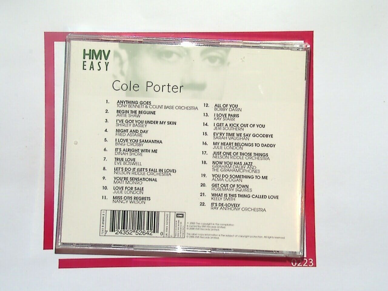 Songs of Cole Porter CD Mint