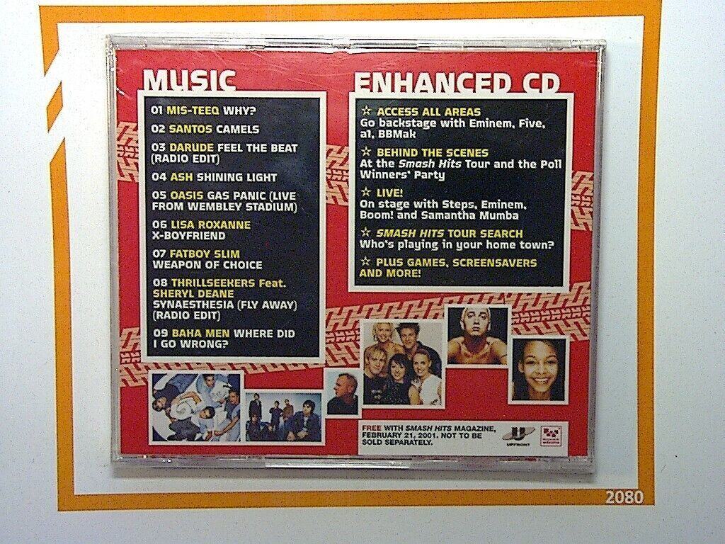 Various Artists	Smash Hits On The Road February 2001 CD New & Sealed