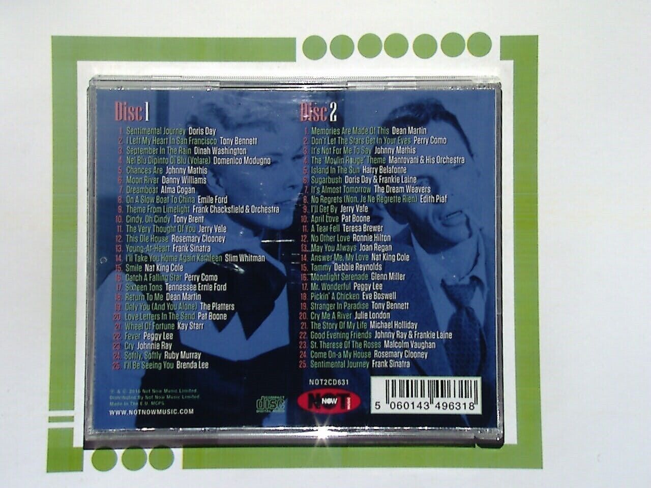 Various Sentimental Journey 2CD Mint