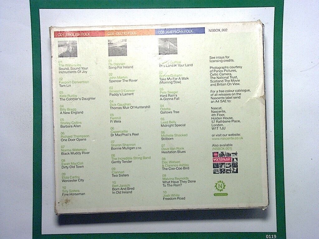 Various Artists - Beginner's Guide to Folk Music (2007) 3CD Nr Mint