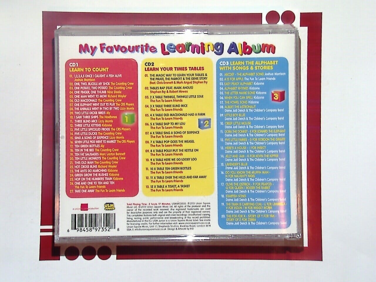 My Favourite Learning Album 3CD Mint