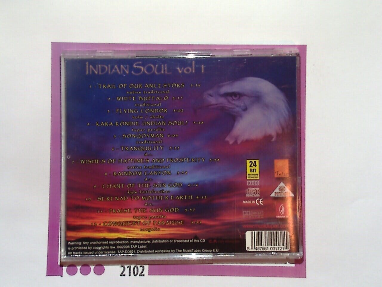 The Eagle Cries Indian Soul Vol 1 CD Nr Mint
